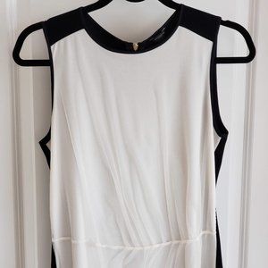 Shell with tulle overlay